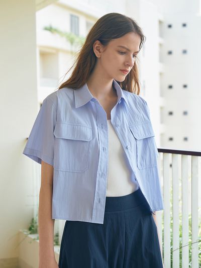 Lamerei Pocket Crop Shirt