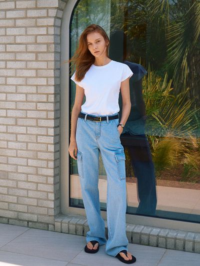 Lamerei Pocket Denim Pants