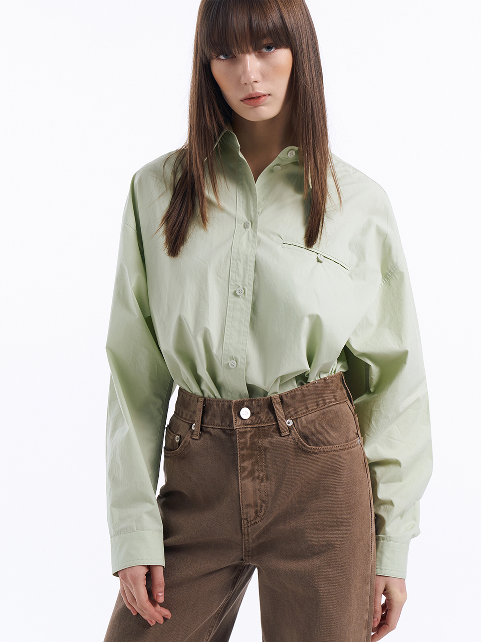 Lamerei Premium Cotton Shirt_Yellow Green