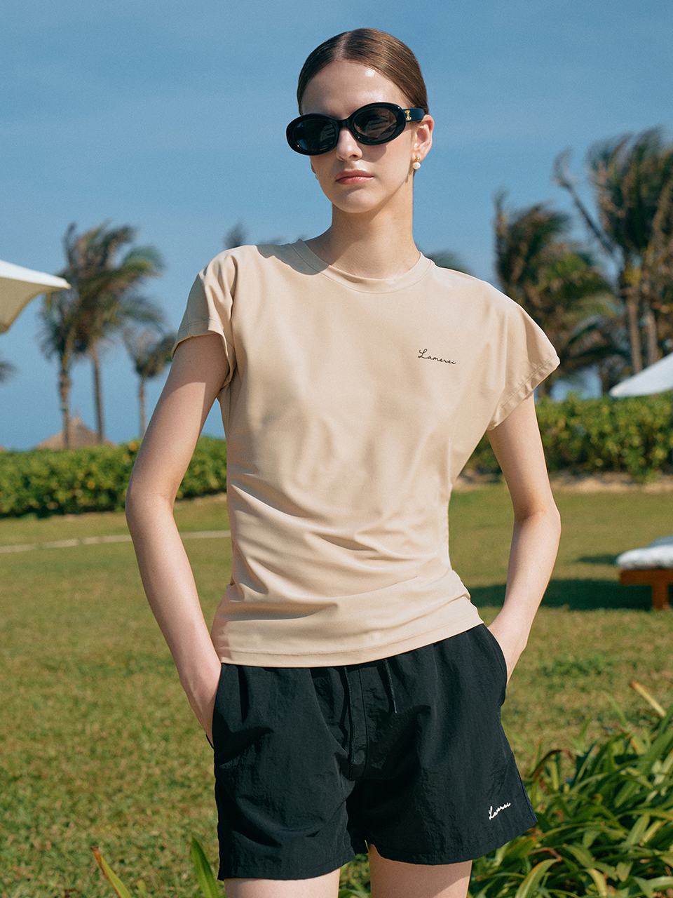 Lamerei Short Leggings Swim Pants_4 Colors