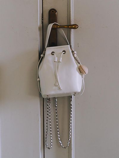Laminez 2-Way Chain Bag - White