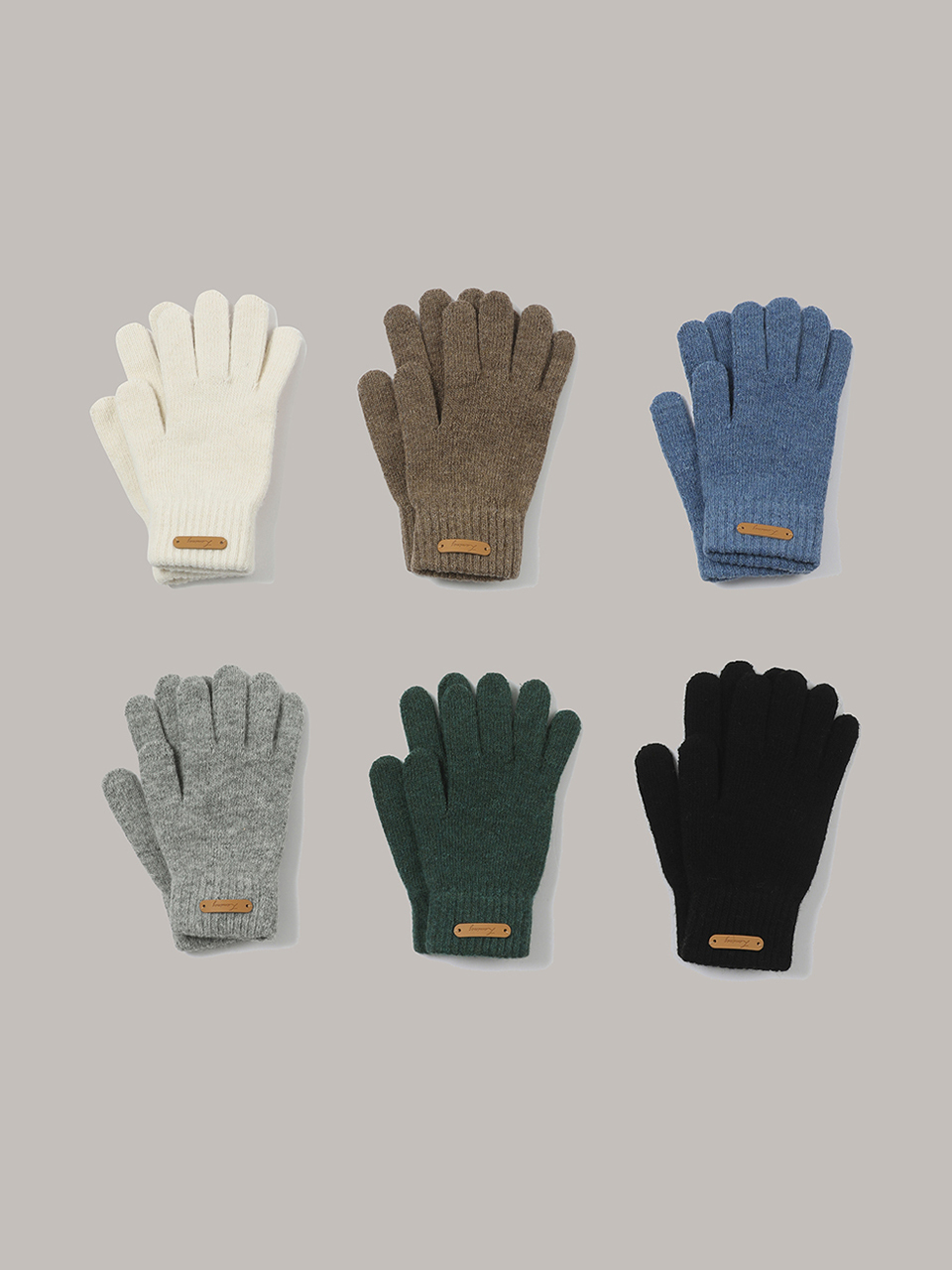 Laminez Minimal Wool Blend Gloves - 8 color