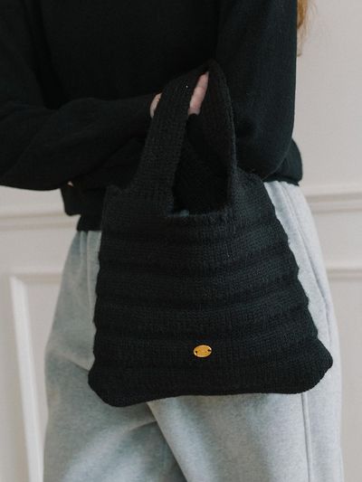 Laminez Origins Knit Bag - Black