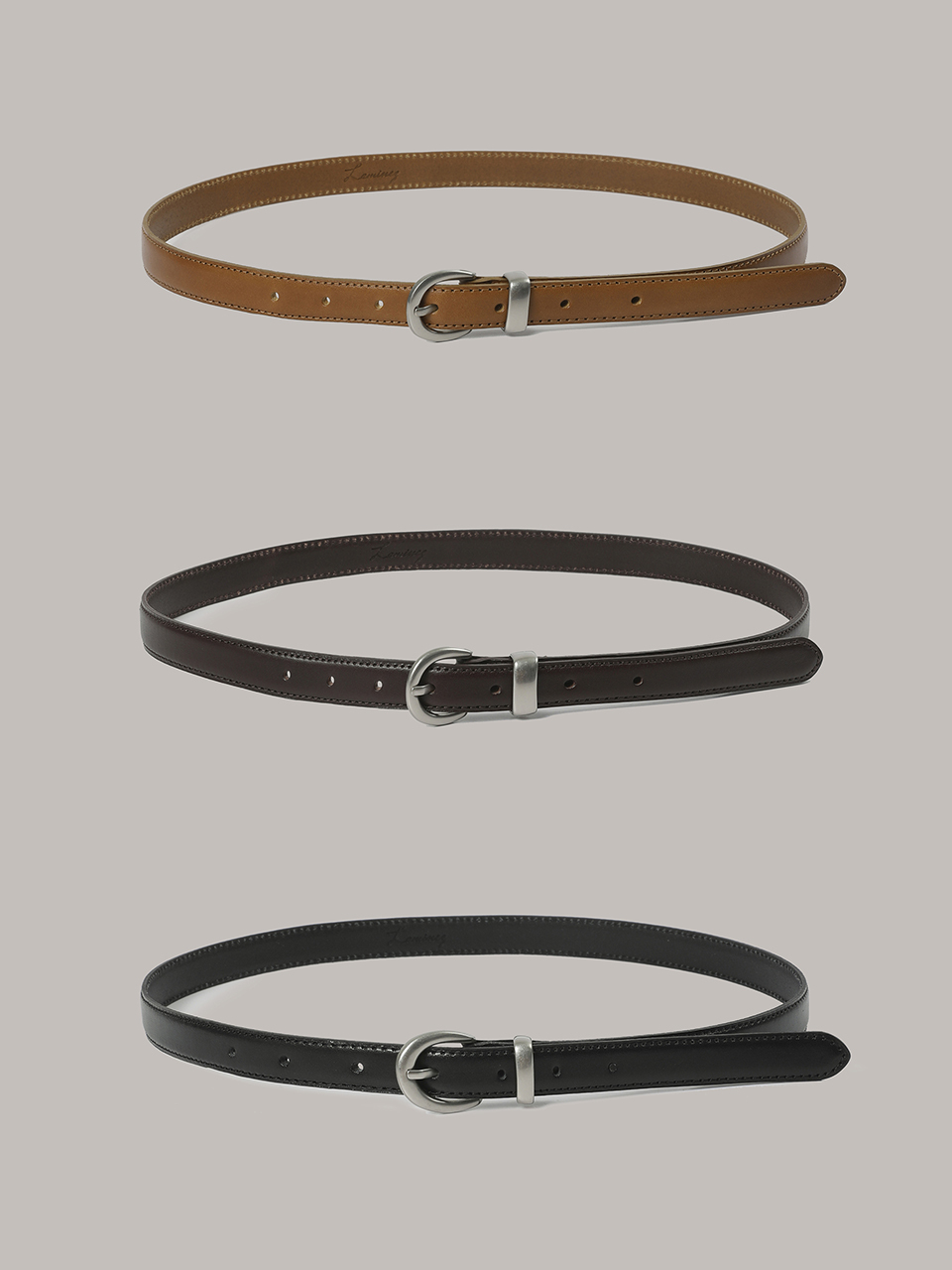 Laminez Round Shape Sliver Belt