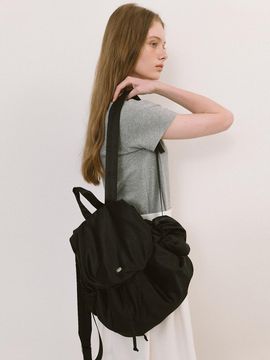 Laminez Shine Sliver Backpack [Black]