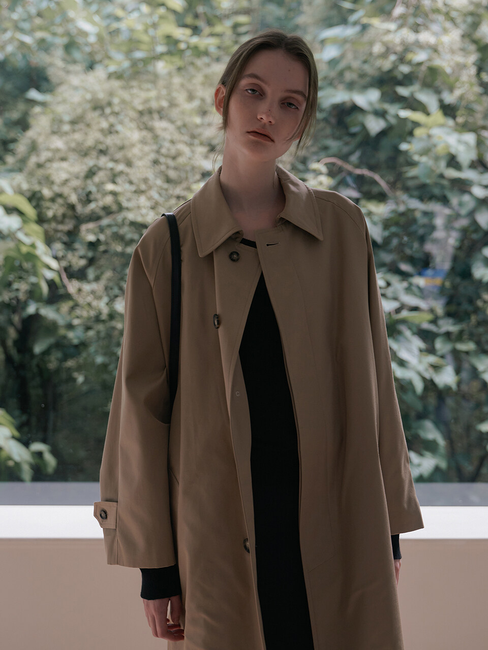 Laminez Single Trench Coat _ Beige