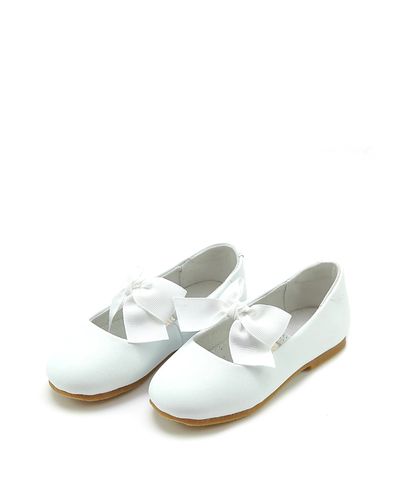 L'amour Shoes L'Amour Shoes Girls' Pauline Special Occasion Bow Flat