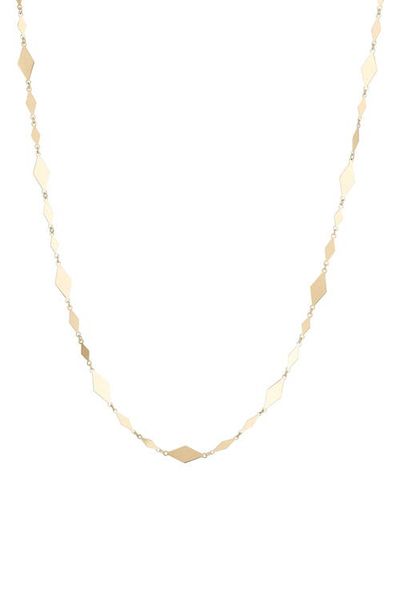 LANA LANA 14k Gold Alternating Kite Chain Necklace