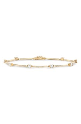 LANA LANA 14k Gold Diamond Bar Bracelet