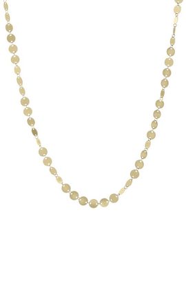 LANA LANA 14k Gold Single Strand Disc Necklace
