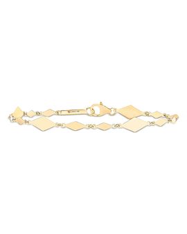 Lana Lana 14K Yellow Gold Alternating Kite Chain Bracelet