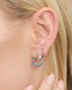 Lana Lana 14K Yellow Gold Blue Diamond Interlocking Circle Drop Earrings, 0.57 tcw - 2
