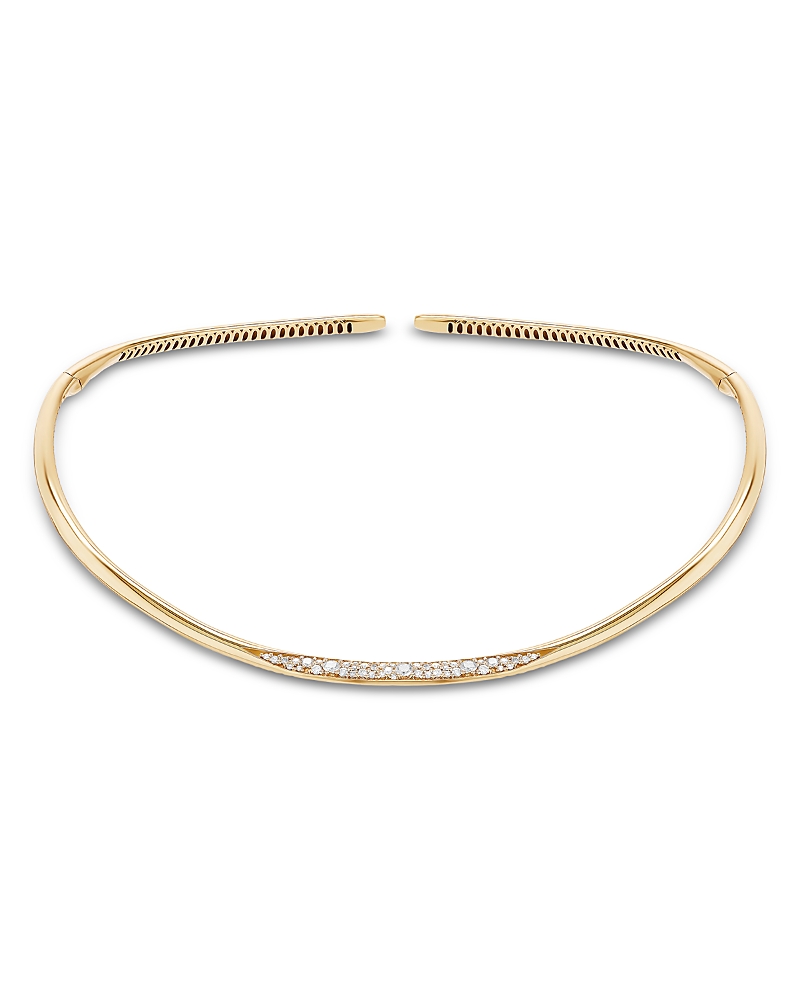 Lana Lana 14K Yellow Gold Diamond Bubble Choker Necklace, 1.14 tcw