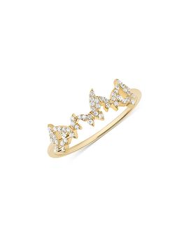 Lana Lana 14K Yellow Gold Diamond Butterfly Ring, 0.13 tcw