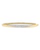 Lana Lana 14K Yellow Gold Diamond Dipped Hinged Bangle Bracelet, 0.36 tcw - 1