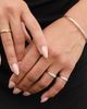 Lana Lana 14K Yellow Gold Diamond Dipped Thin Bubble Ring, 0.3 tcw - 2