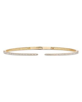 Lana Lana 14K Yellow Gold Diamond Hinge Bangle Bracelet, 0.68 tcw