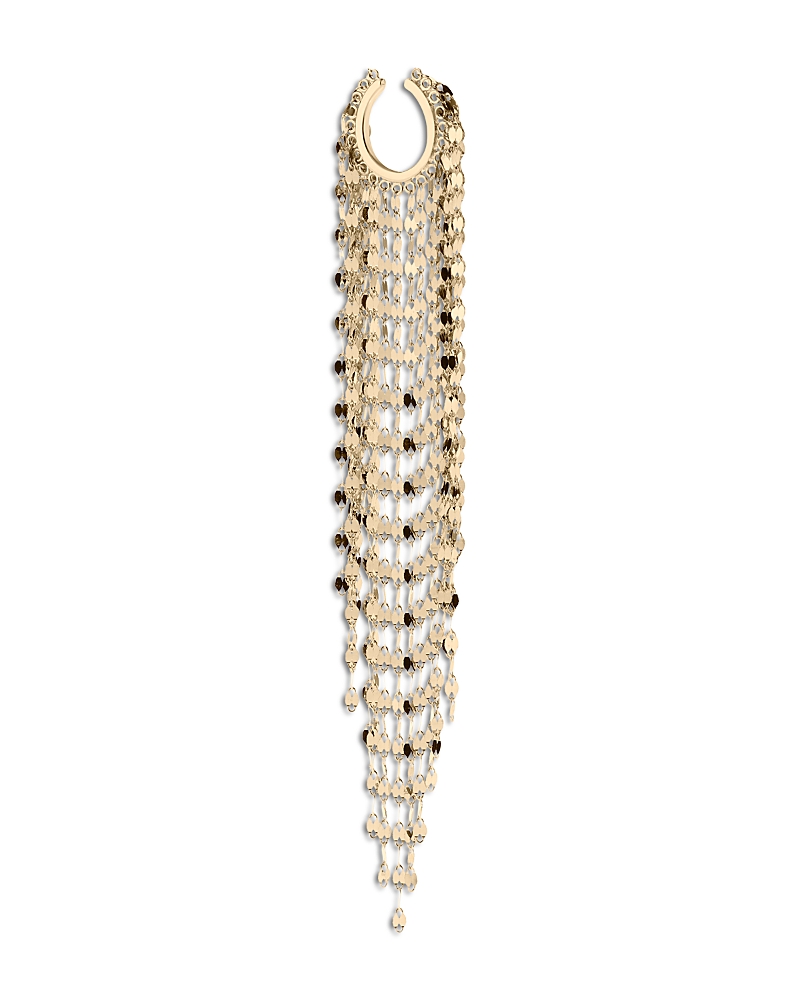 Lana Lana 14K Yellow Gold Long Cascading Chain Single Ear Cuff
