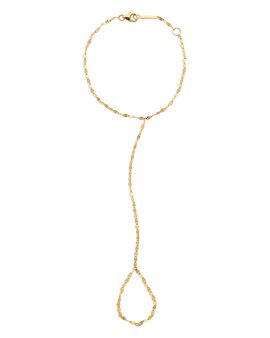Lana Lana 14K Yellow Gold Mirror Link Hand Chain