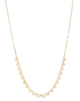Lana Lana 14K Yellow Gold Polished Heart Collar Necklace, 18