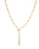 Lana Lana 14K Yellow Gold Tile Lariat Necklace, 18 - 1