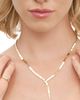 Lana Lana 14K Yellow Gold Tile Lariat Necklace, 18 - 2