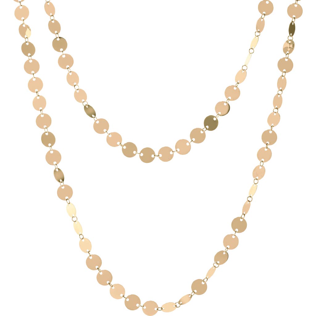 LANA LANA Disc Layered Chain Necklace