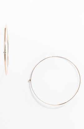 LANA Lana Jewelry 'Large Flat Magic' Diamond Hoop Earrings