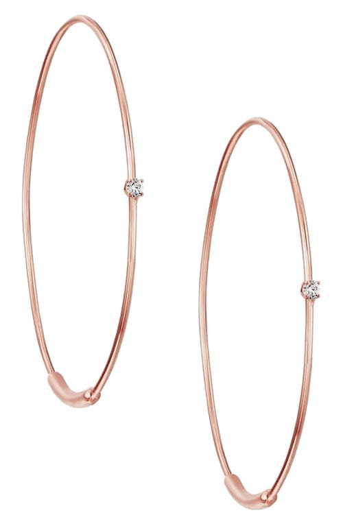 LANA LANA Small Magic Diamond Hoop Earrings