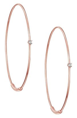 LANA LANA Small Magic Diamond Hoop Earrings