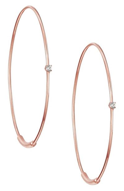 LANA LANA Small Magic Diamond Hoop Earrings