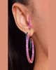 Lana Pink Sapphire Heart and Pear Crawler Earrings - 2