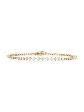 Lana Women's 14K Gold & 1.38 TCW Diamond Graduated Tennis Bracelet