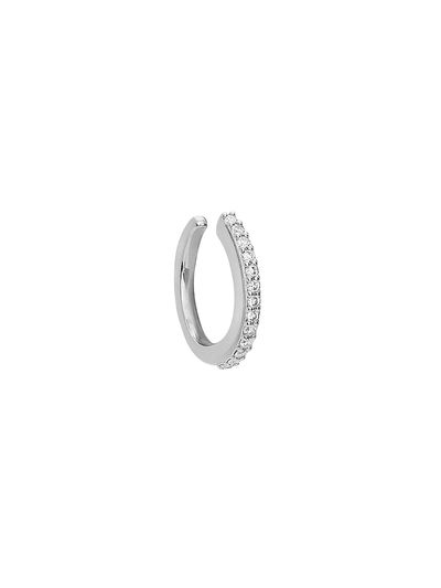 Lana Women's 14K White Gold & 0.10 TCW Diamond Ear Cuff