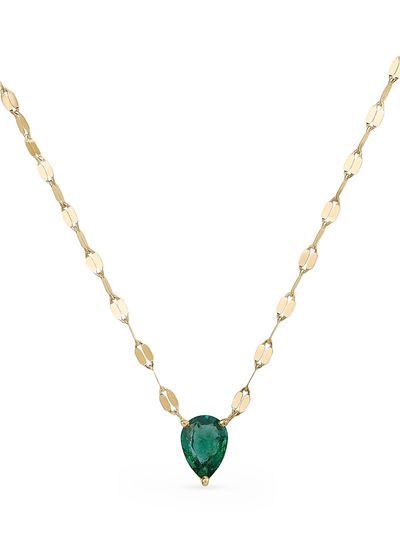 Lana Women's 14K Yellow Gold & Emerald Pendant Necklace