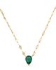 Lana Women's 14K Yellow Gold & Emerald Pendant Necklace - 3