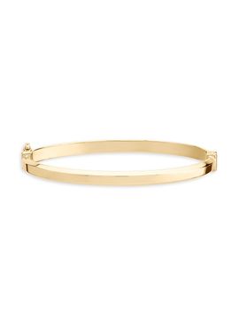 Lana Women's 14K Yellow Gold Hinged Bangle