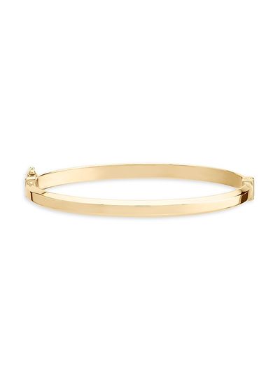 Lana Women's 14K Yellow Gold Hinged Bangle