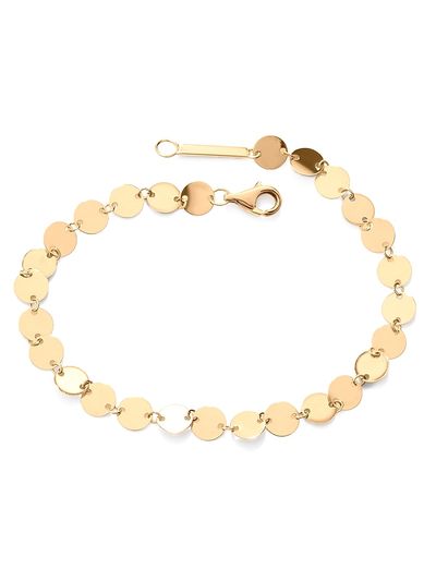 Lana Women's 14K Yellow Gold Laser Disc Chain Bracelet