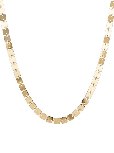 LANA Women's 14K Yellow Gold Square-Link Chain Necklace