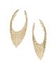 Lana Women's Blake 14K Yellow Gold Oblong Fringe Hoop Earrings - 3