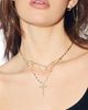 Lana Women's Faith 14K Yellow Gold & 0.17 TCW Diamond Triple Cross Pendant Necklace - 2