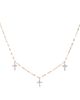 Lana Women's Faith 14K Yellow Gold & 0.17 TCW Diamond Triple Cross Pendant Necklace - 3