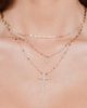 Lana Women's Faith 14K Yellow Gold Cross Pendant Necklace - 2