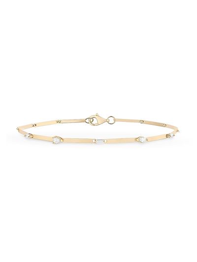 Lana Women's Fancies 14K Yellow Gold & 0.20 TCW Diamond Station Bracelet