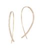 Lana Women's Flawless Diamond 14K Yellow Gold Upside Down Hoops - 1
