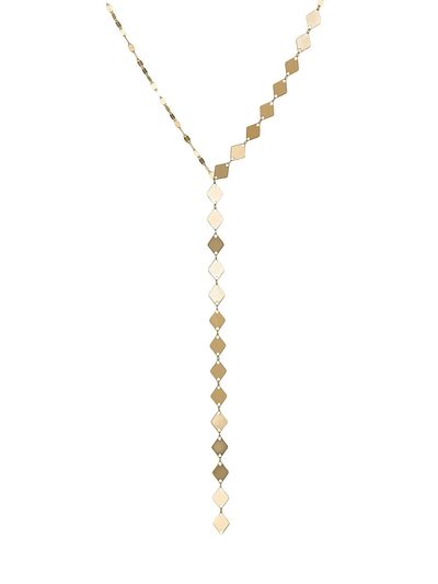 Lana Women's Laser Kite & Blake Chain 14K Yellow Gold Lariat Necklace