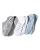 Lands' End Lands' End 3-Pack Cotton Patterned Sneaker Liner Socks - 1