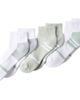 Lands' End Lands' End 3-Pack Half Cushion Performance Quarter Socks - 1
