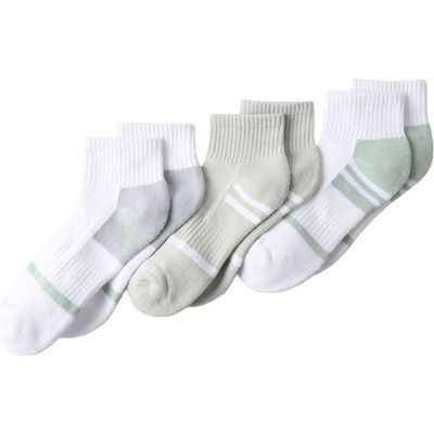 Lands' End Lands' End 3-Pack Half Cushion Performance Quarter Socks